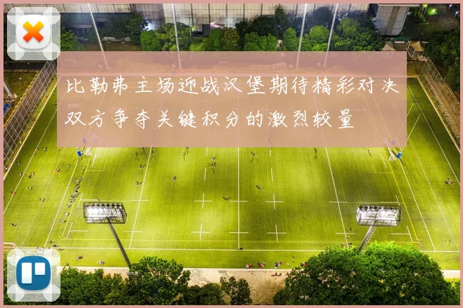 比勒弗主场迎战汉堡期待精彩对决双方争夺关键积分的激烈较量